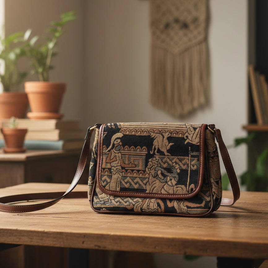 Vintage Italian Tapestry Purse